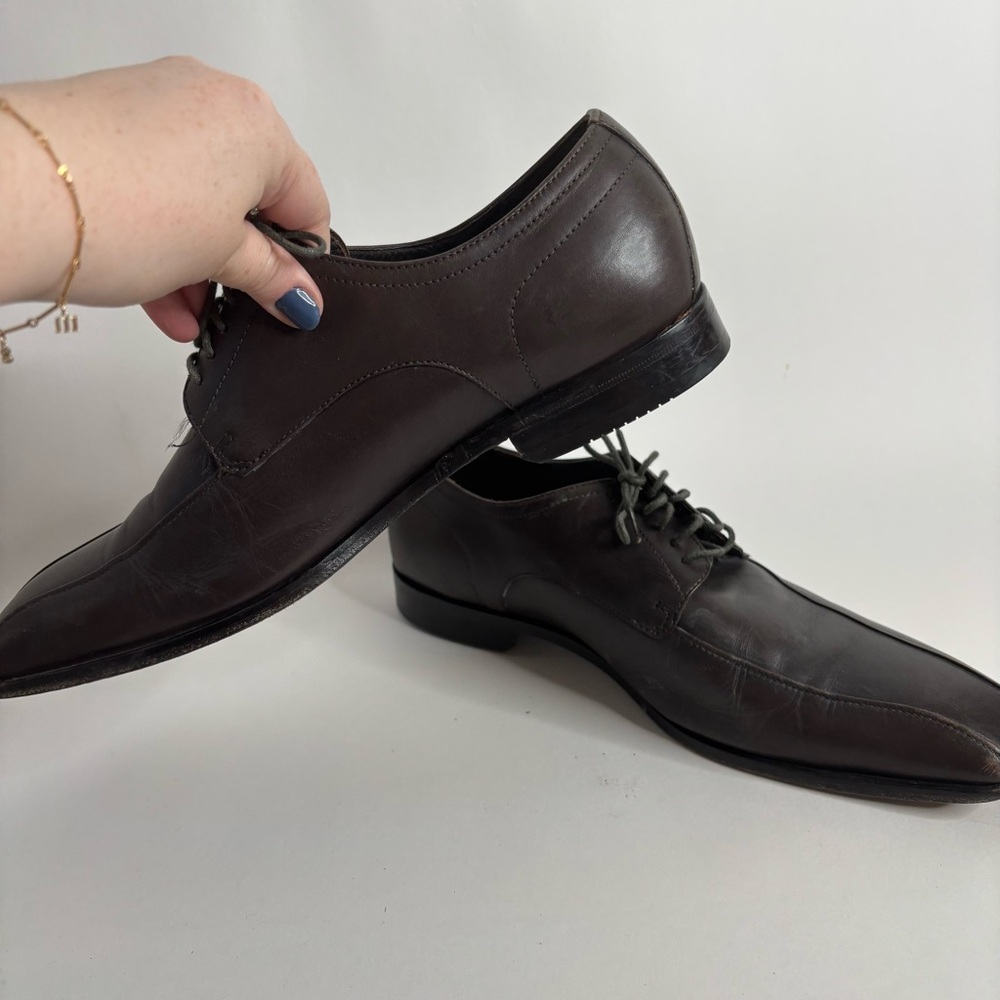 Hugo Boss Vero Cuoio leather dress shoe size 8.5 Men’s - Picture 3 of 6